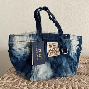 Polo by Ralph Lauren Tie-Dye Denim Tote